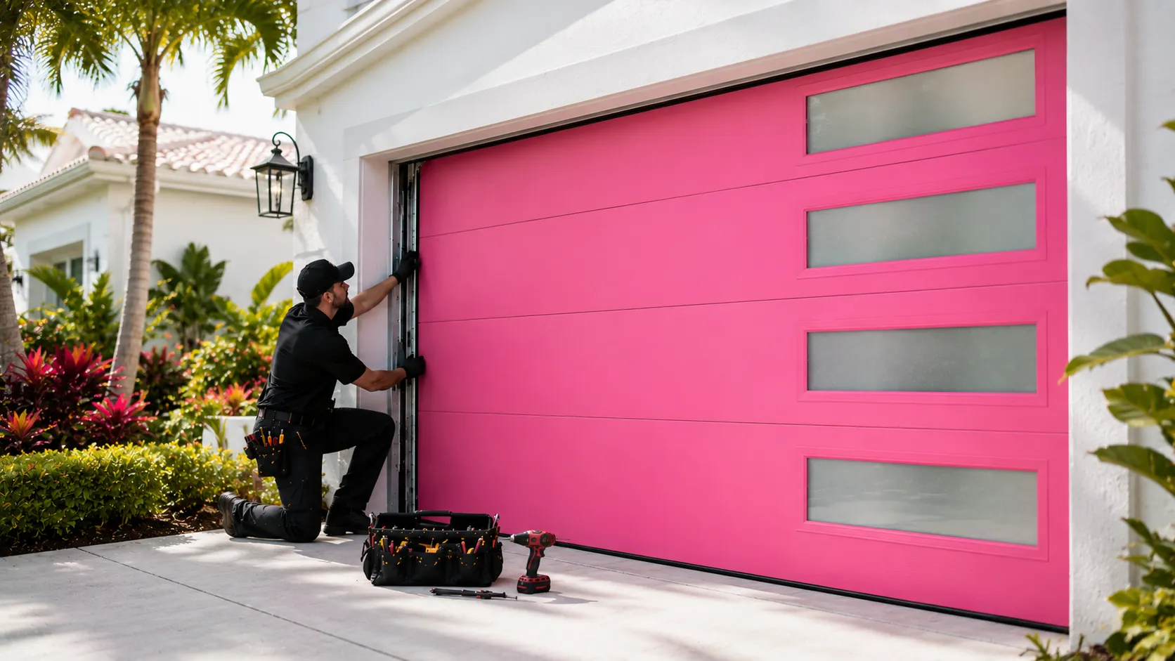 Tell us what’s wrong - Texas City garage door service