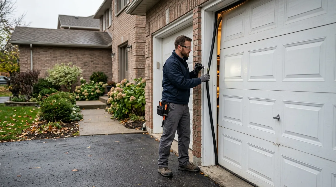 Repaired & tested - Texas City garage door service